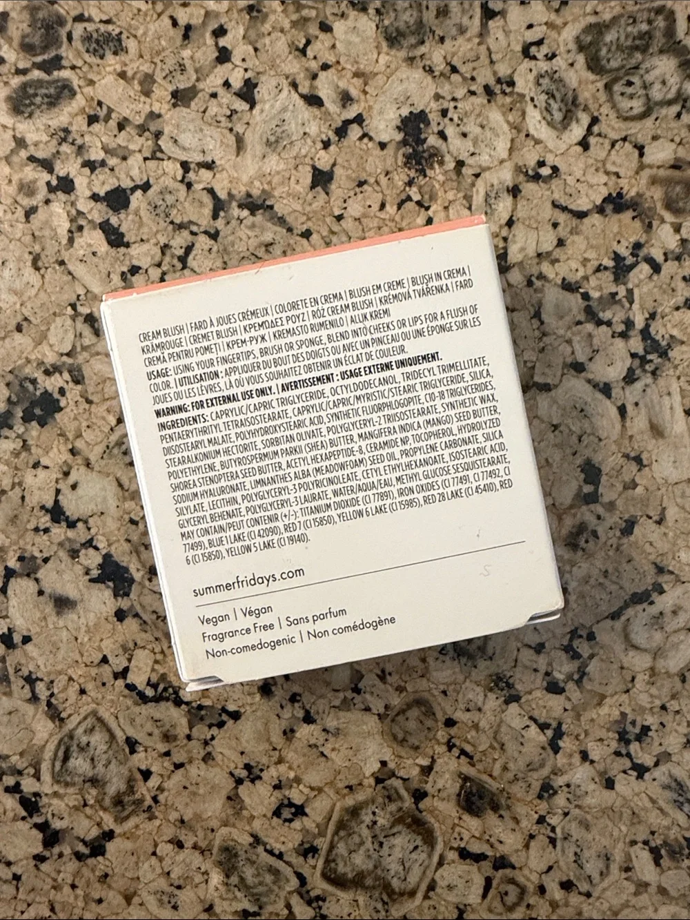 Summer Fridays Blush Butter Balm in Soft Strawberry
